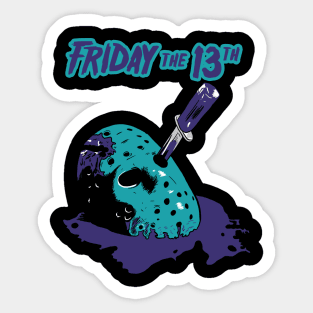 Friday the 13th NES Version Sticker